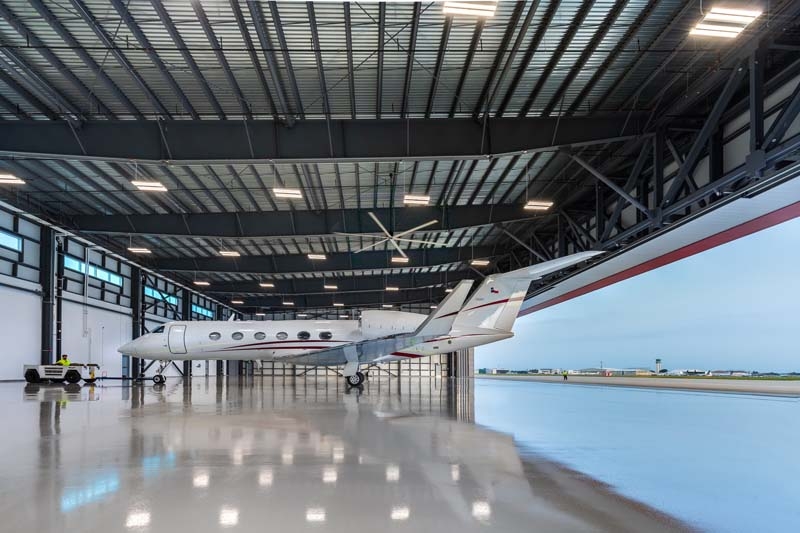 Galaxy Aviation FBO + Hangar Facility
