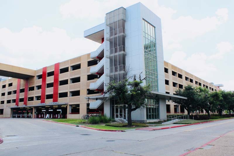 Welcome Center Student Garage