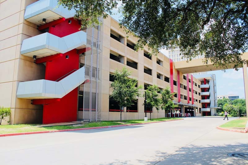 Welcome Center Student Garage